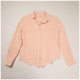 Double Gauze Button Up Shirt - Aaria Tees Aaria Tees