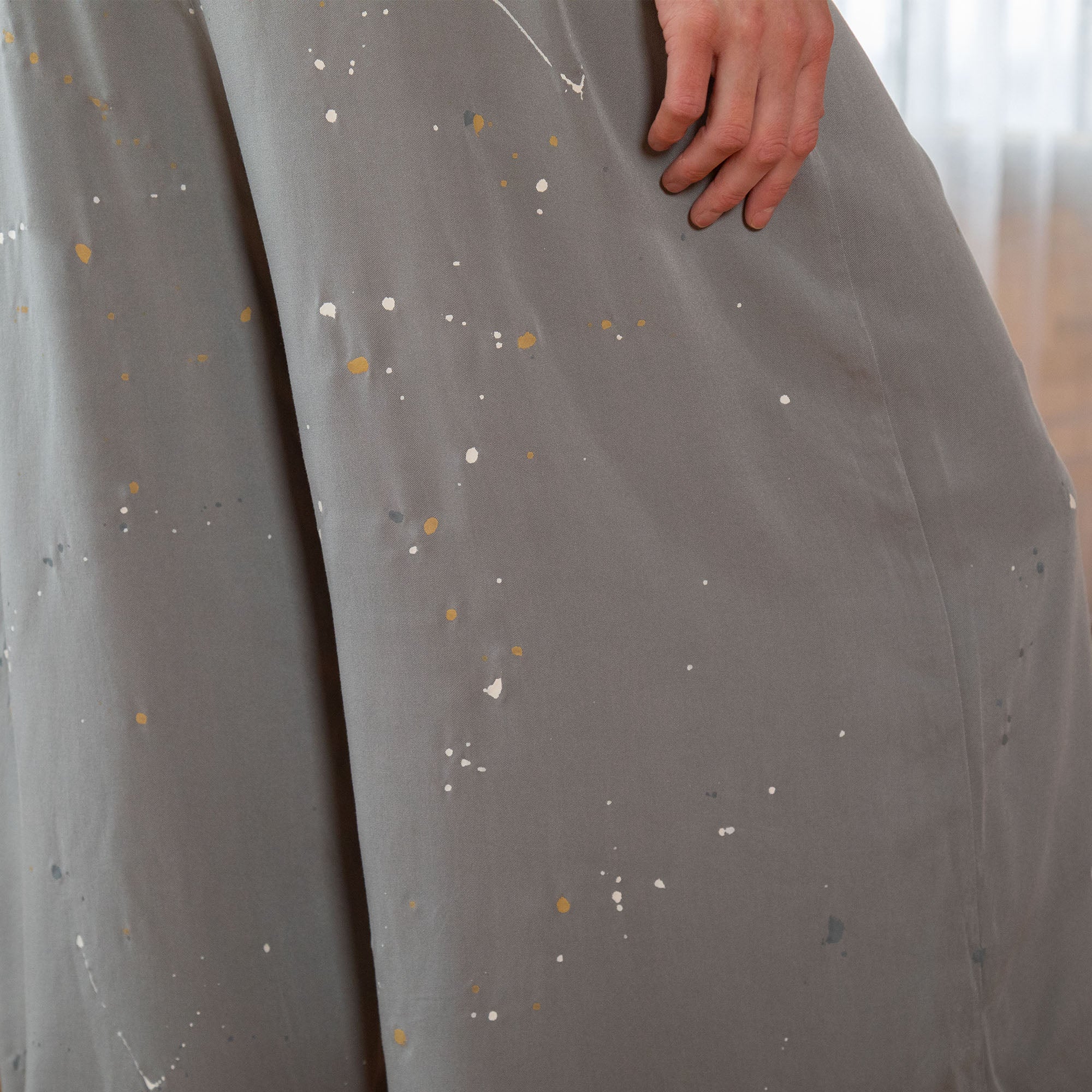 Speckled Wide Leg Cami Jumpsuit - Aaria Tees Aaria Tees