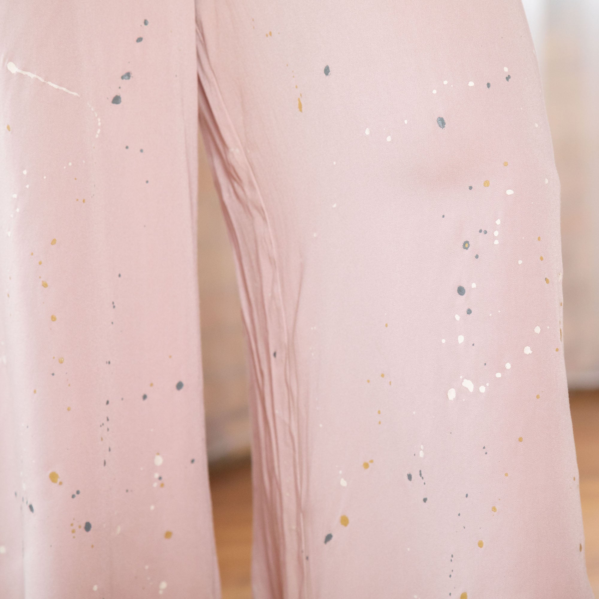 Speckled Wide Leg Cami Jumpsuit - Aaria Tees Aaria Tees
