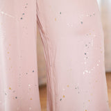 Speckled Wide Leg Cami Jumpsuit - Aaria Tees Aaria Tees