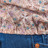 Border Print Wrap Blouse - Aaria Tees Aaria Tees