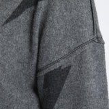 Lightning Bolt Cowl Neck Sweater - Aaria Tees Aaria Tees