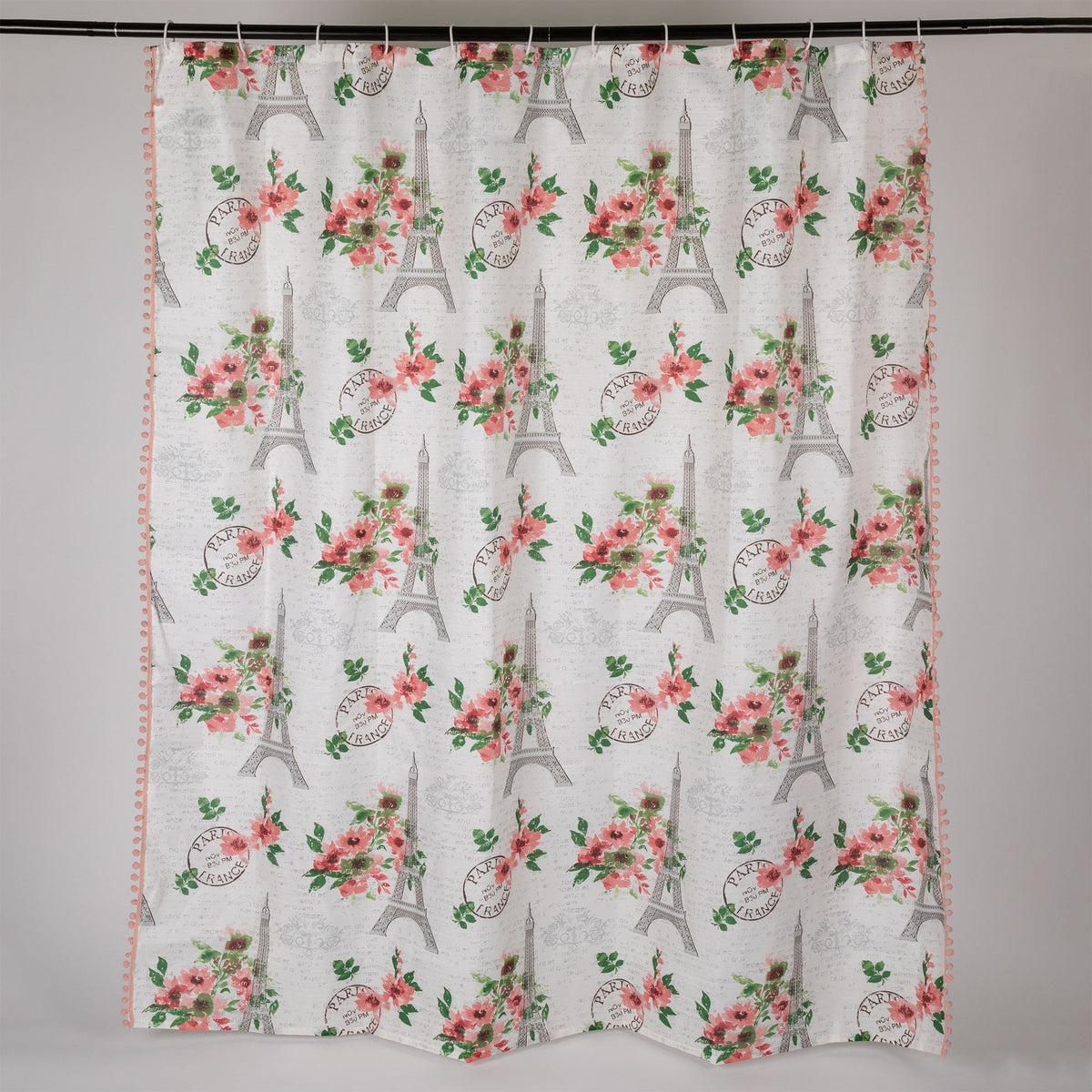 For the Love of Paris Shower Curtain - Aaria Tees