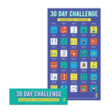 Thirty Day Challenge Scratch Poster - Aaria Tees Aaria Tees