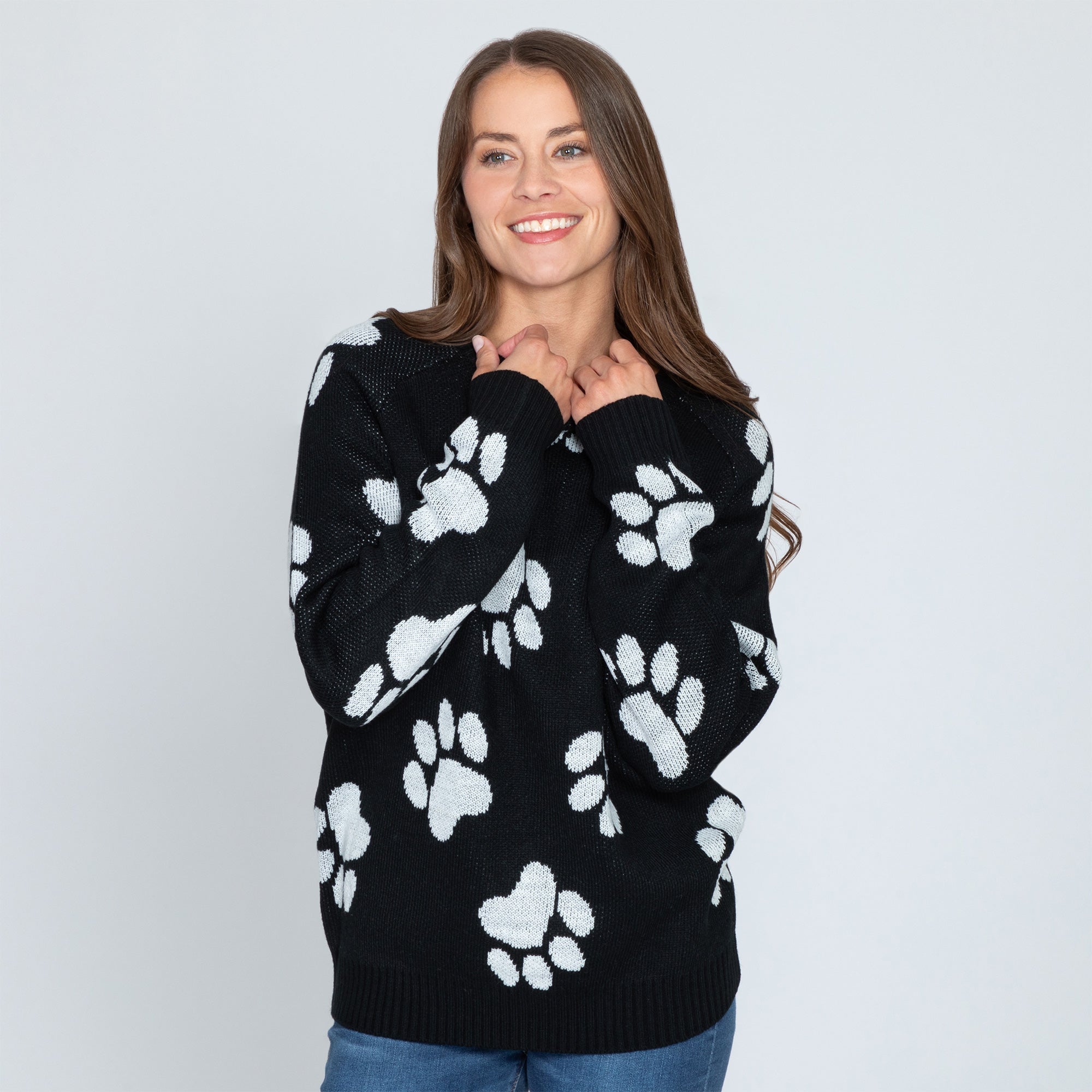 Cozy in Paws Knit Sweater - Aaria Tees Aaria Tees