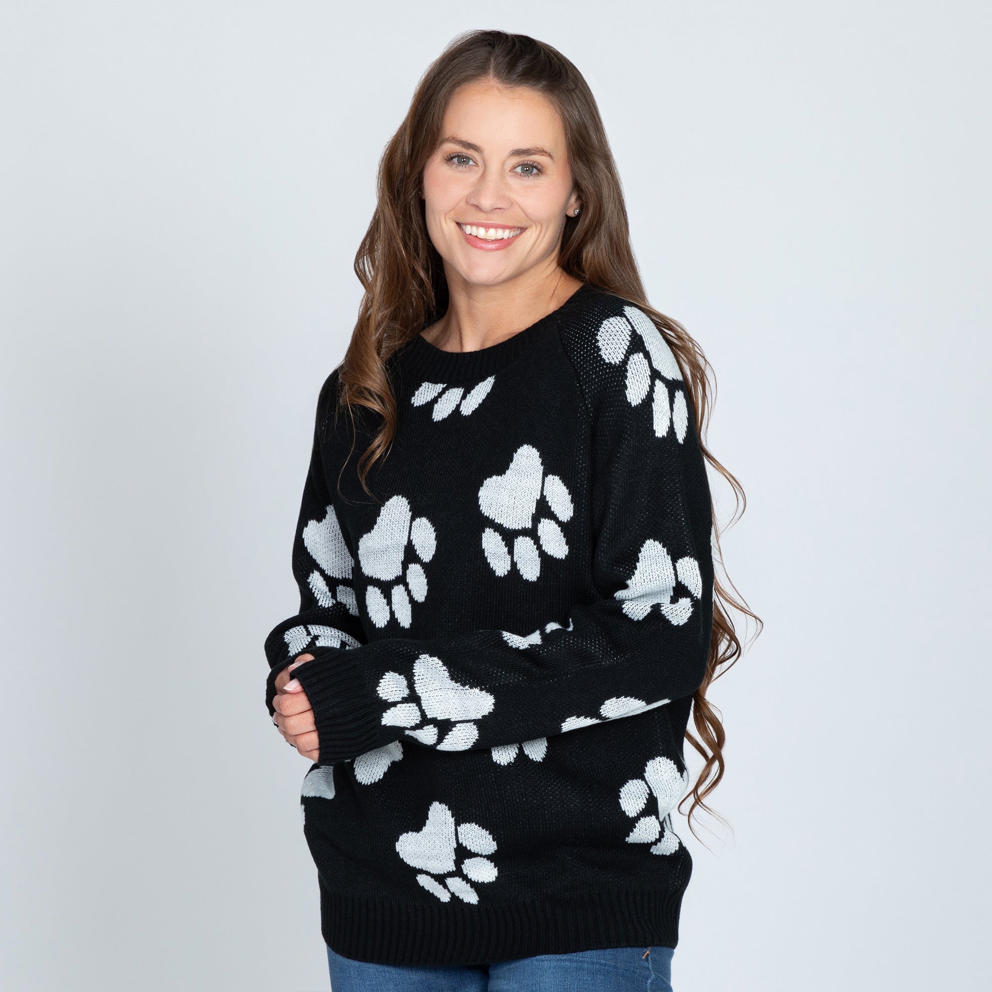 Cozy in Paws Knit Sweater - Aaria Tees Aaria Tees
