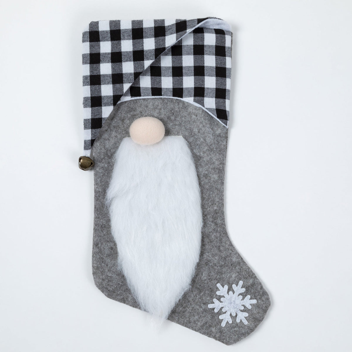 Jingle Bell Gnome Stocking - Aaria Tees