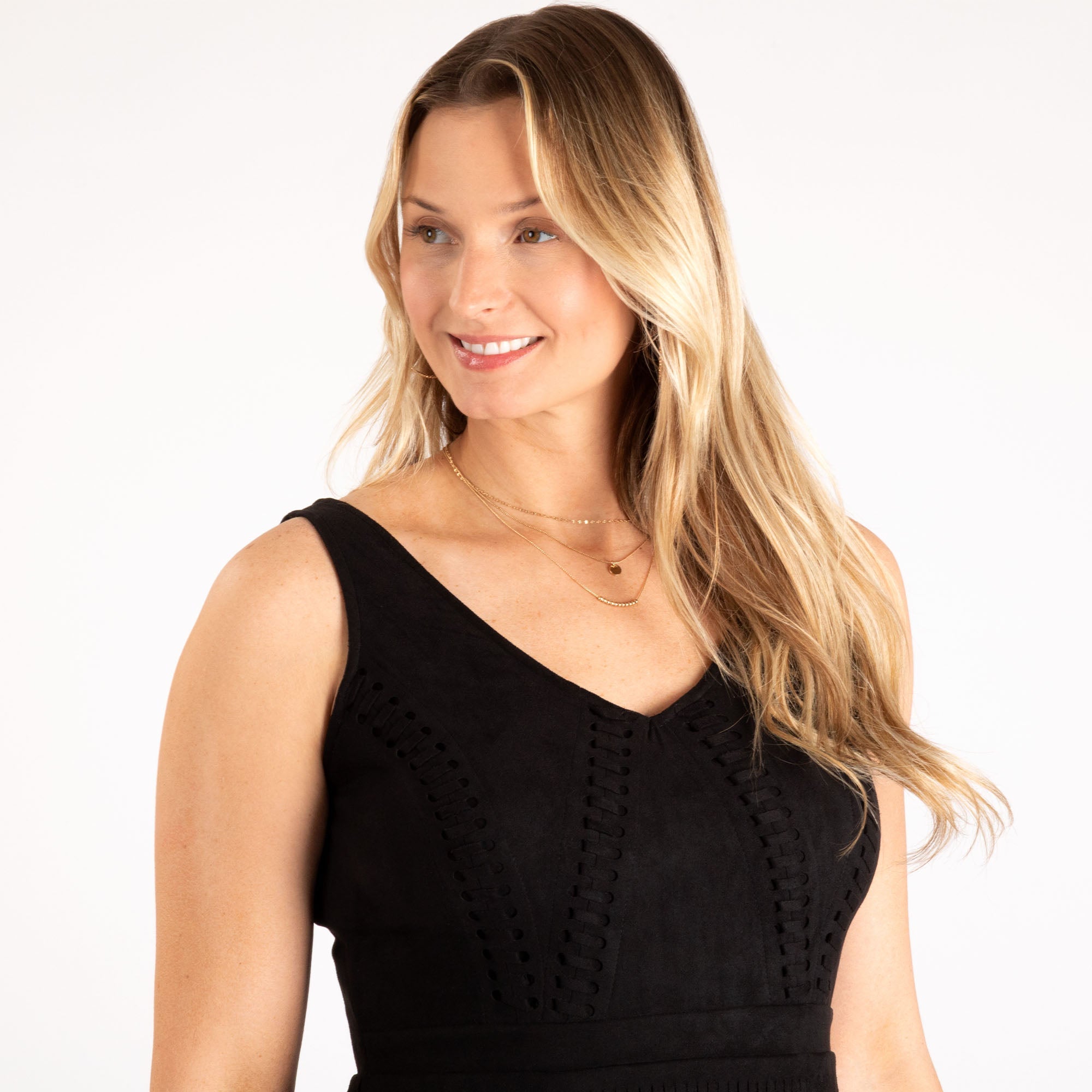 Southern Fringe Faux Suede Dress - Aaria Tees Aaria Tees