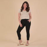 Slim Fit Active Pants with Drawstring Waist - Aaria Tees Aaria Tees