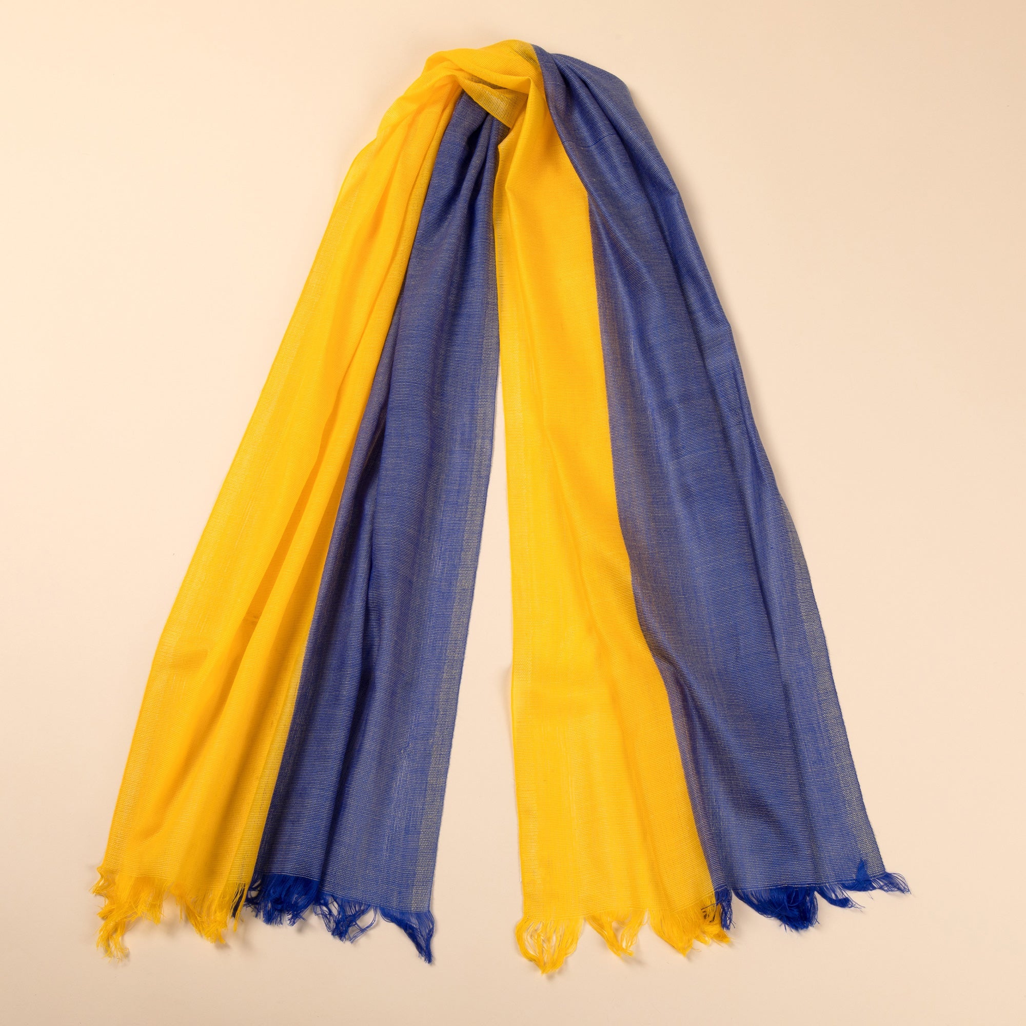 Hope For Ukraine Hand Loomed Scarf - Aaria Tees Aaria Tees