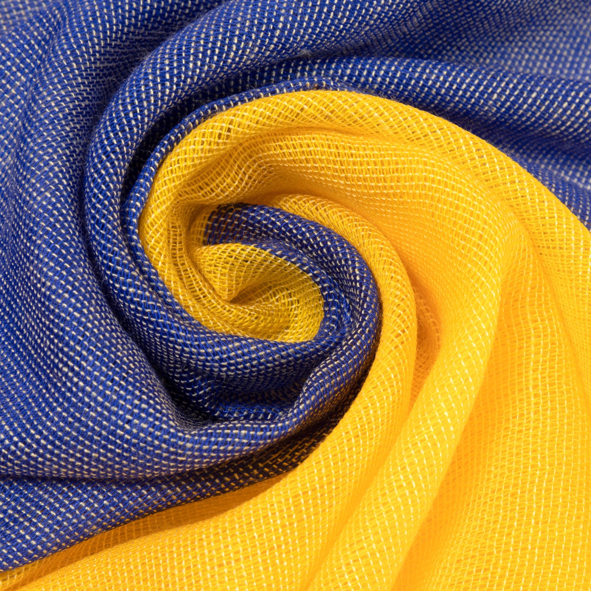 Hope For Ukraine Hand Loomed Scarf - Aaria Tees Aaria Tees