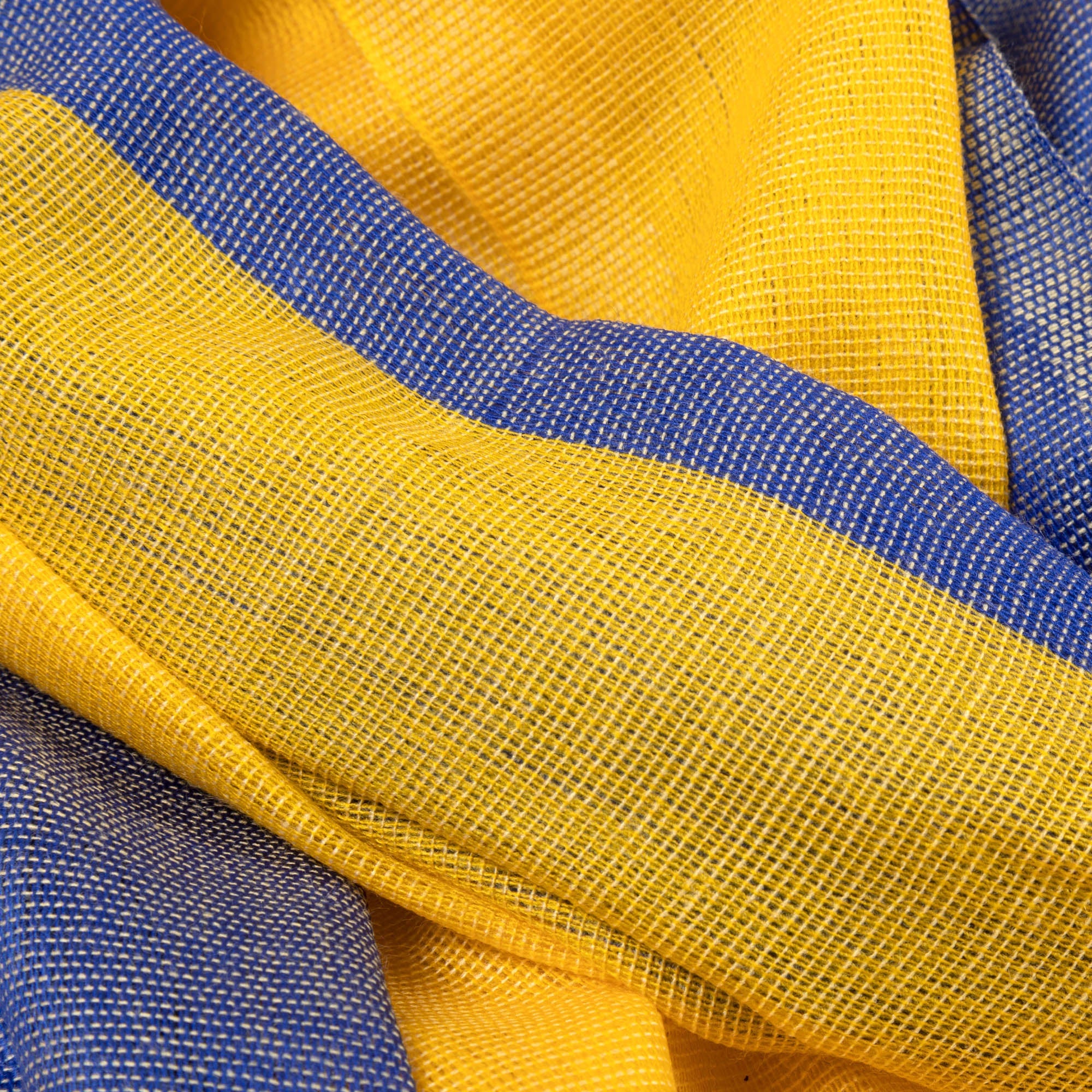 Hope For Ukraine Hand Loomed Scarf - Aaria Tees Aaria Tees