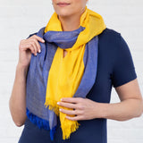 Hope For Ukraine Hand Loomed Scarf - Aaria Tees Aaria Tees