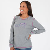 Elephant Contrast Stitch Thermal Top - Aaria Tees Aaria Tees