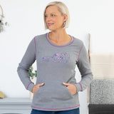 Elephant Contrast Stitch Thermal Top - Aaria Tees Aaria Tees