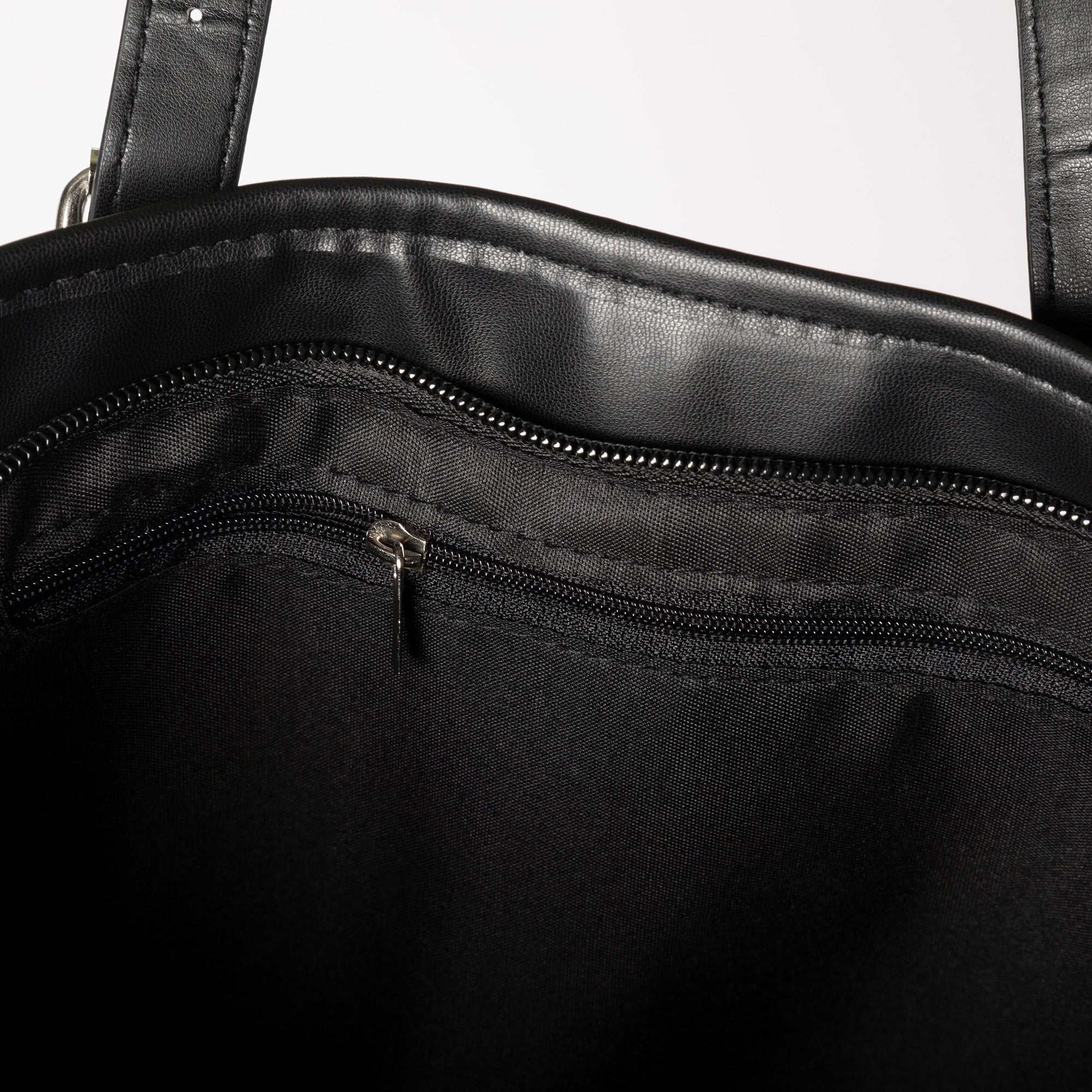 Classic Canvas & Faux Leather Tote - Aaria Tees Aaria Tees