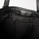 Classic Canvas & Faux Leather Tote - Aaria Tees Aaria Tees
