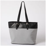 Classic Canvas & Faux Leather Tote - Aaria Tees Aaria Tees