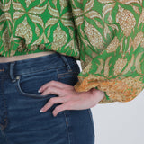 Off-the-Shoulder Concentric Design Top - Aaria Tees Aaria Tees