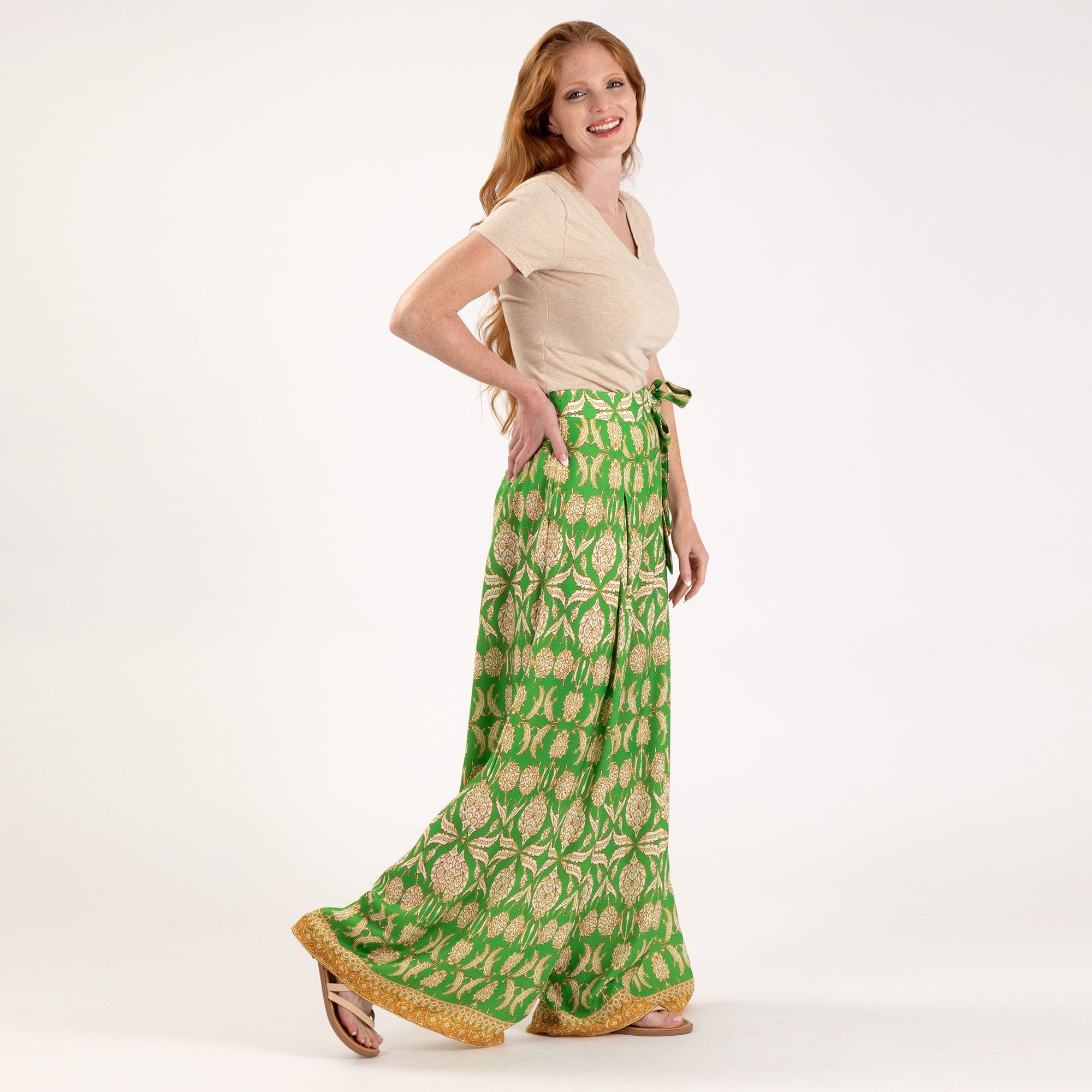 Concentric Design Flowing Pants - Aaria Tees Aaria Tees