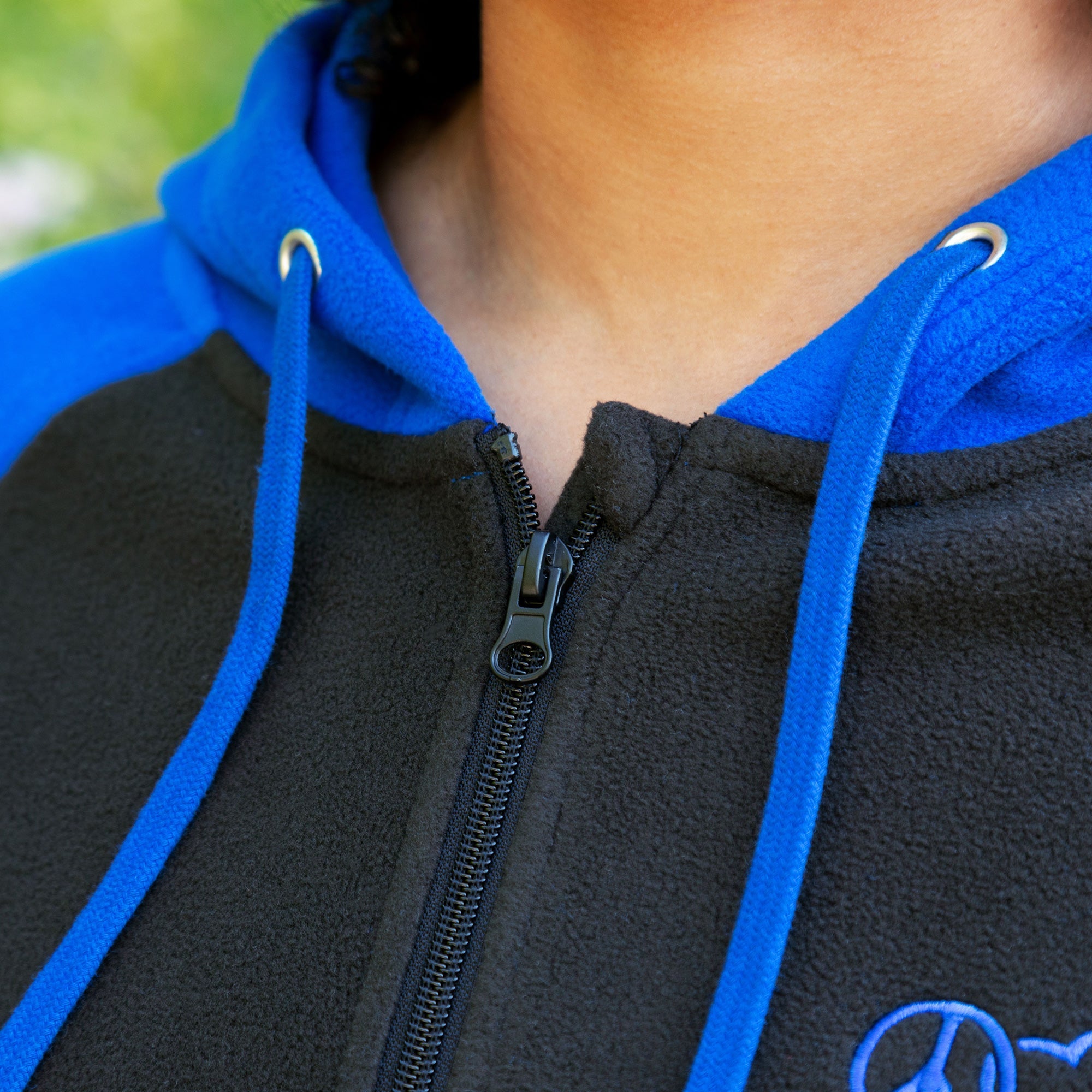 Peace Love Paws Fleece Hooded Zip Up Jacket - Aaria Tees Aaria Tees