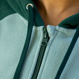 Paw Print Raglan Fleece Jacket - Aaria Tees Aaria Tees