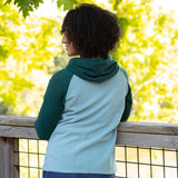 Paw Print Raglan Fleece Jacket - Aaria Tees Aaria Tees