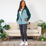 Paw Print Raglan Fleece Jacket - Aaria Tees Aaria Tees