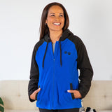 Paw Print Raglan Fleece Jacket - Aaria Tees Aaria Tees