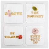 Food Pun Cardboard Coasters - Set of 20 - Aaria Tees Aaria Tees
