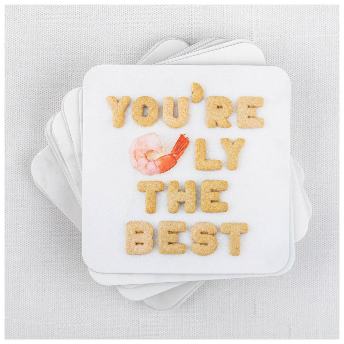 Food Pun Cardboard Coasters - Set of 20 - Aaria Tees