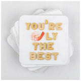 Food Pun Cardboard Coasters - Set of 20 - Aaria Tees Aaria Tees