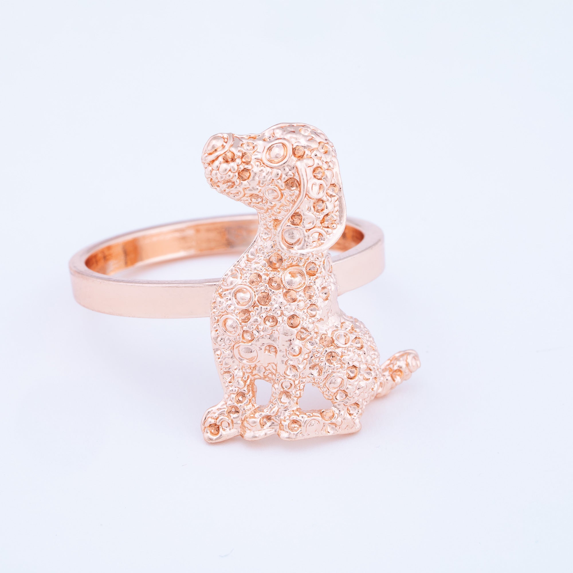 Rose Gold Dog Napkin Holder - Set of 4 - Aaria Tees Aaria Tees