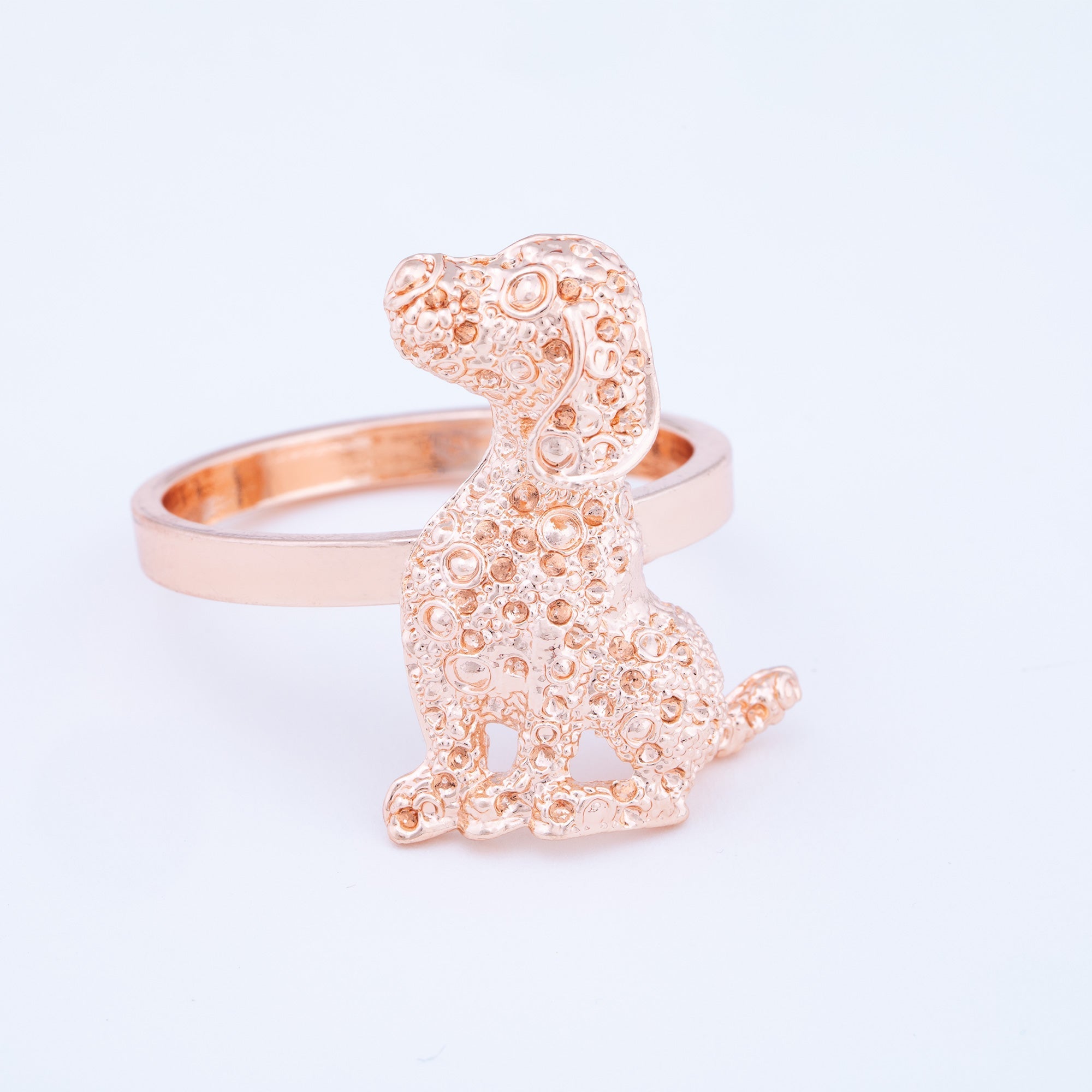 Rose Gold Dog Napkin Holder - Set of 4 - Aaria Tees Aaria Tees