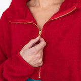 Two Tone Fleece Pullover - Aaria Tees Aaria Tees