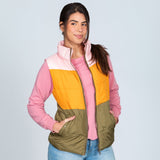 Puffy Chevron Pattern Vest - Aaria Tees Aaria Tees