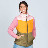Puffy Chevron Pattern Vest - Aaria Tees Aaria Tees