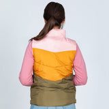 Puffy Chevron Pattern Vest - Aaria Tees Aaria Tees