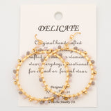 Gold-Plated Bohemian Crystal Earrings - Aaria Tees Aaria Tees
