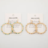 Gold-Plated Bohemian Crystal Earrings - Aaria Tees Aaria Tees