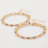 Gold-Plated Bohemian Crystal Earrings - Aaria Tees Aaria Tees