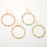 Gold-Plated Bohemian Crystal Earrings - Aaria Tees Aaria Tees