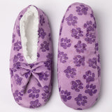 Super Cozy&trade; Leopard Paw Slippers With Large Bow - Aaria Tees Aaria Tees