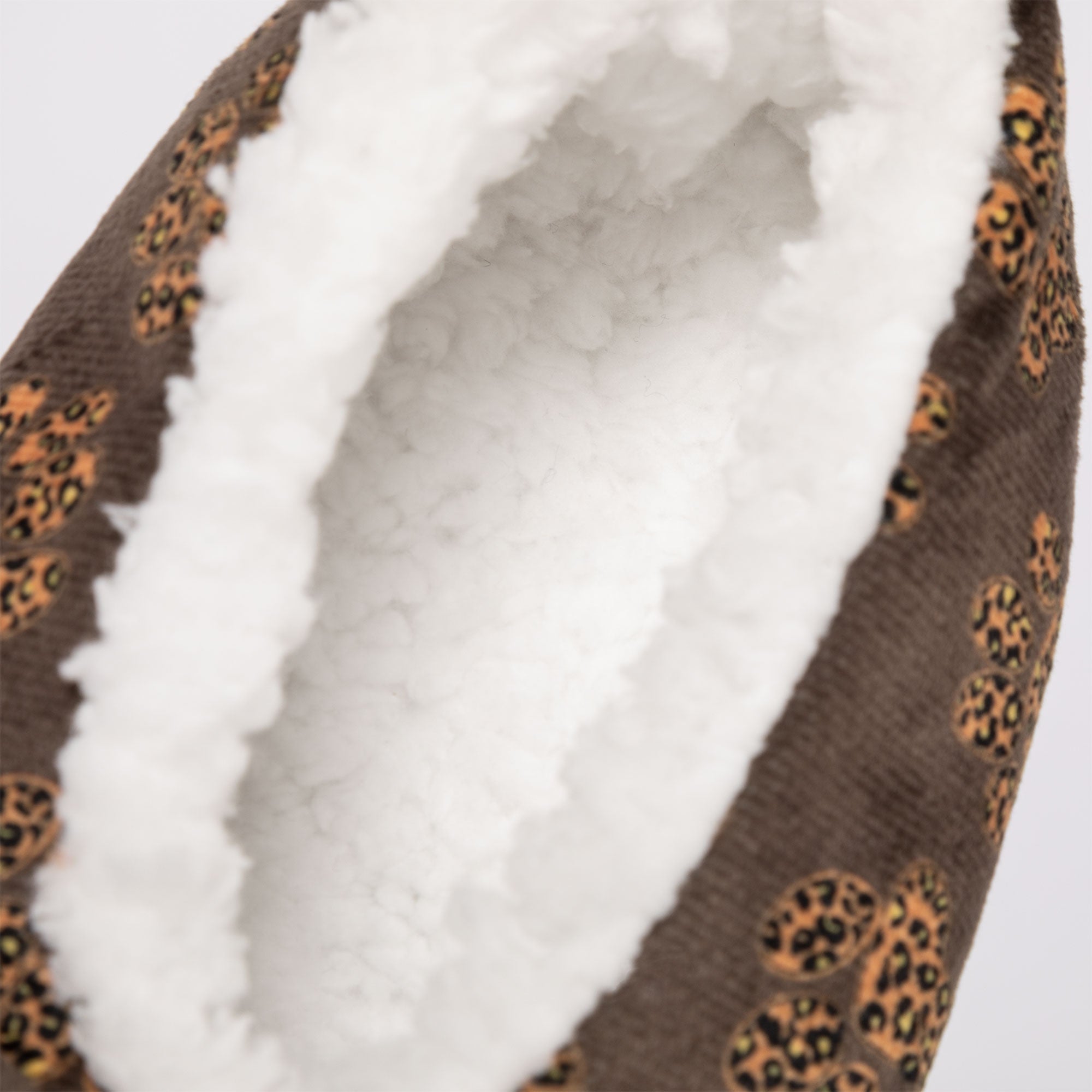 Super Cozy&trade; Leopard Paw Slippers With Large Bow - Aaria Tees Aaria Tees