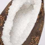 Super Cozy&trade; Leopard Paw Slippers With Large Bow - Aaria Tees Aaria Tees