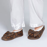 Super Cozy&trade; Leopard Paw Slippers With Large Bow - Aaria Tees Aaria Tees