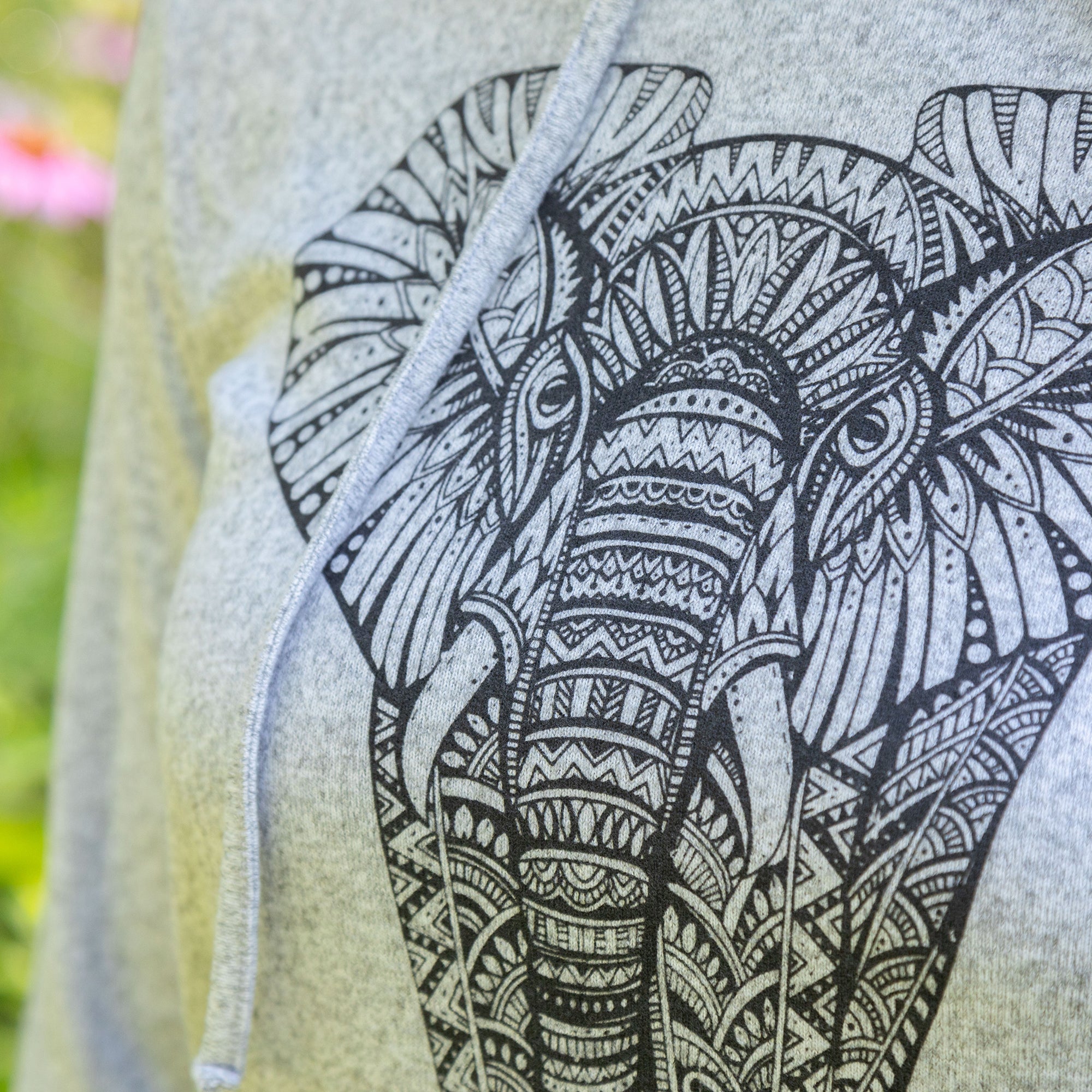 Adorable Print Terry Hoodie - Aaria Tees Aaria Tees