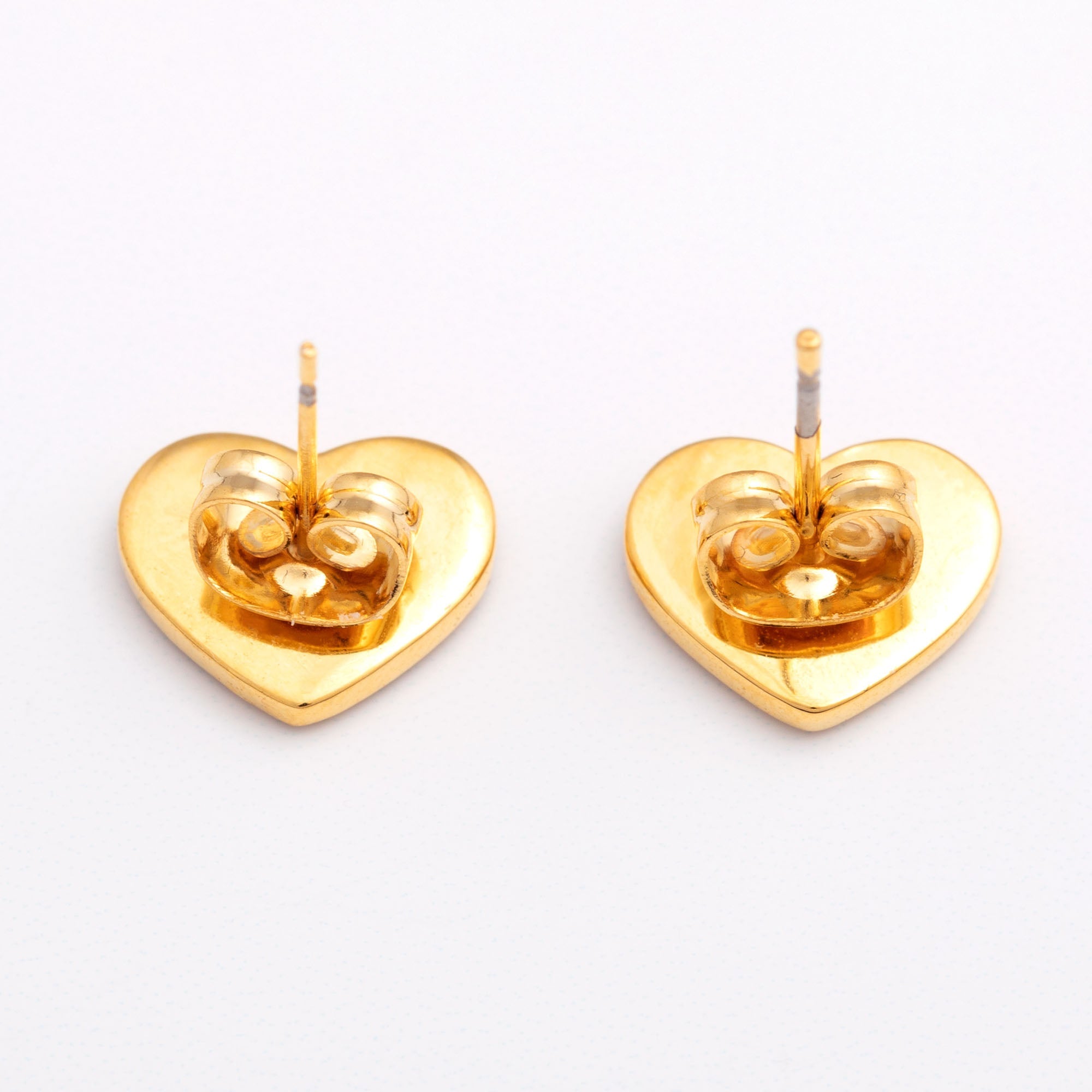Our Hearts Are With Ukraine Gold Plated Earrings - Aaria Tees Aaria Tees