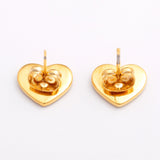 Our Hearts Are With Ukraine Gold Plated Earrings - Aaria Tees Aaria Tees