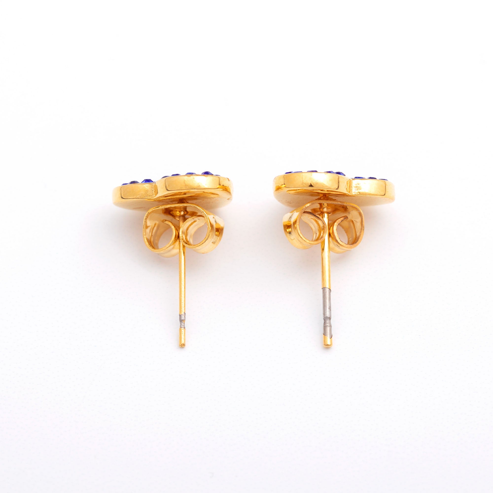 Our Hearts Are With Ukraine Gold Plated Earrings - Aaria Tees Aaria Tees